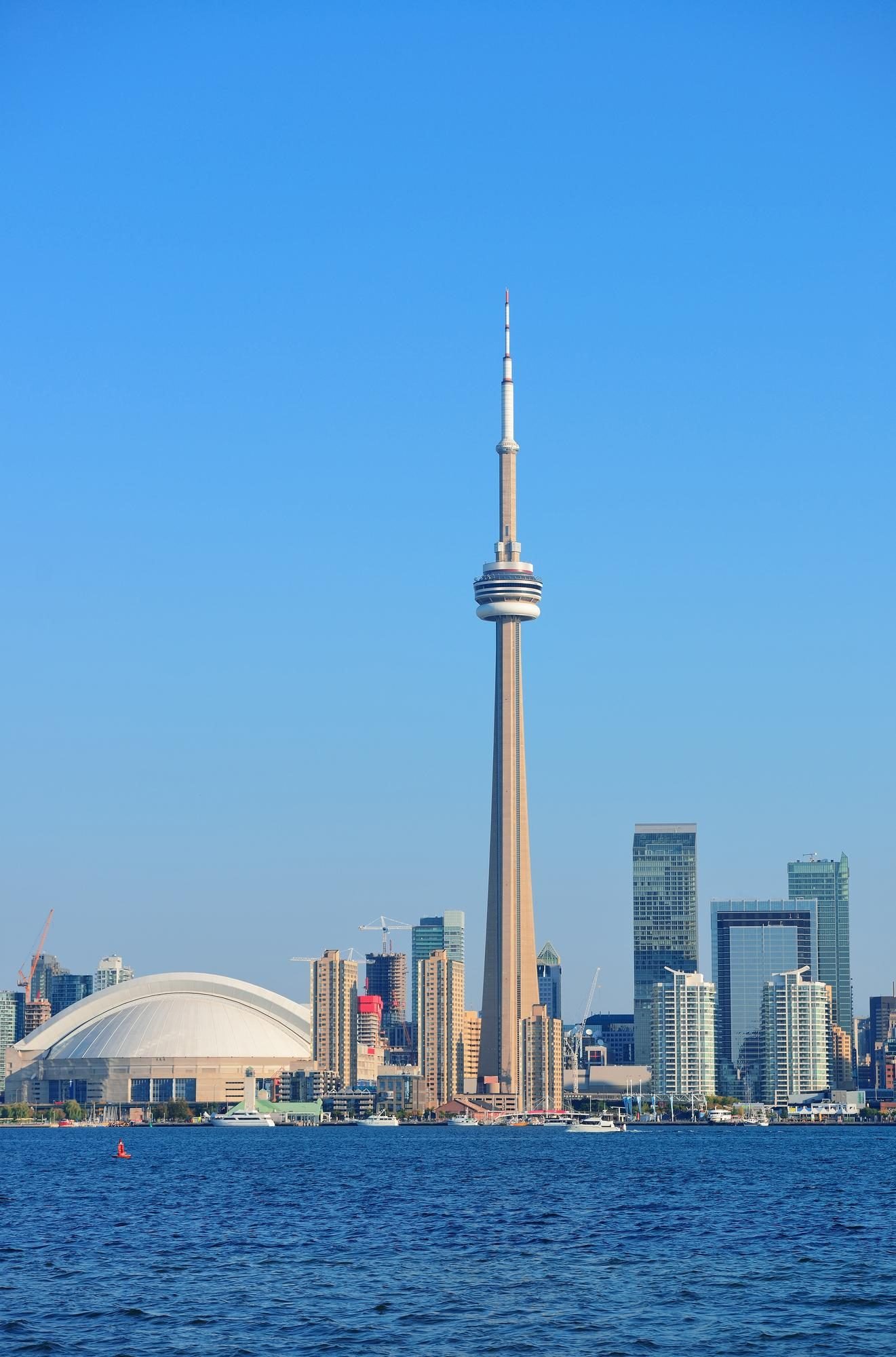 Downtown Toronto skyline with the CN Tower, where Uttarmark is based